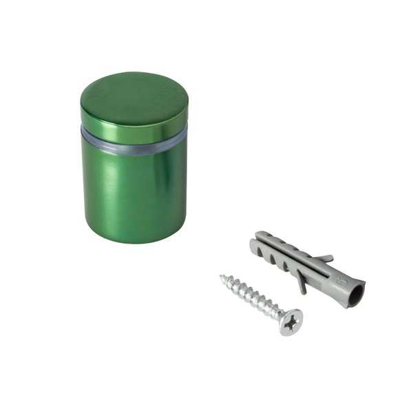 Outwater Round Standoffs, 1 in Bd L, Aluminum 1 in OD 3P1.56.00488